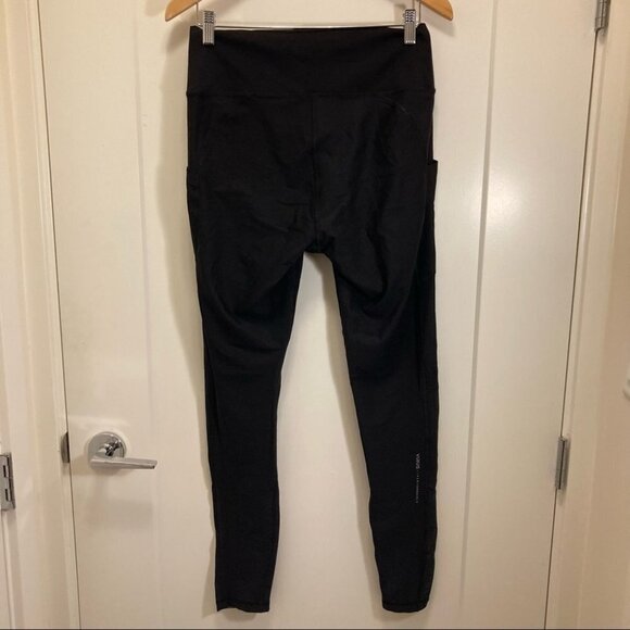VIRUS Sz XL Workout Run Exercise Activewear Leggings Side Pockets Mesh at Hem - Picture 6 of 6